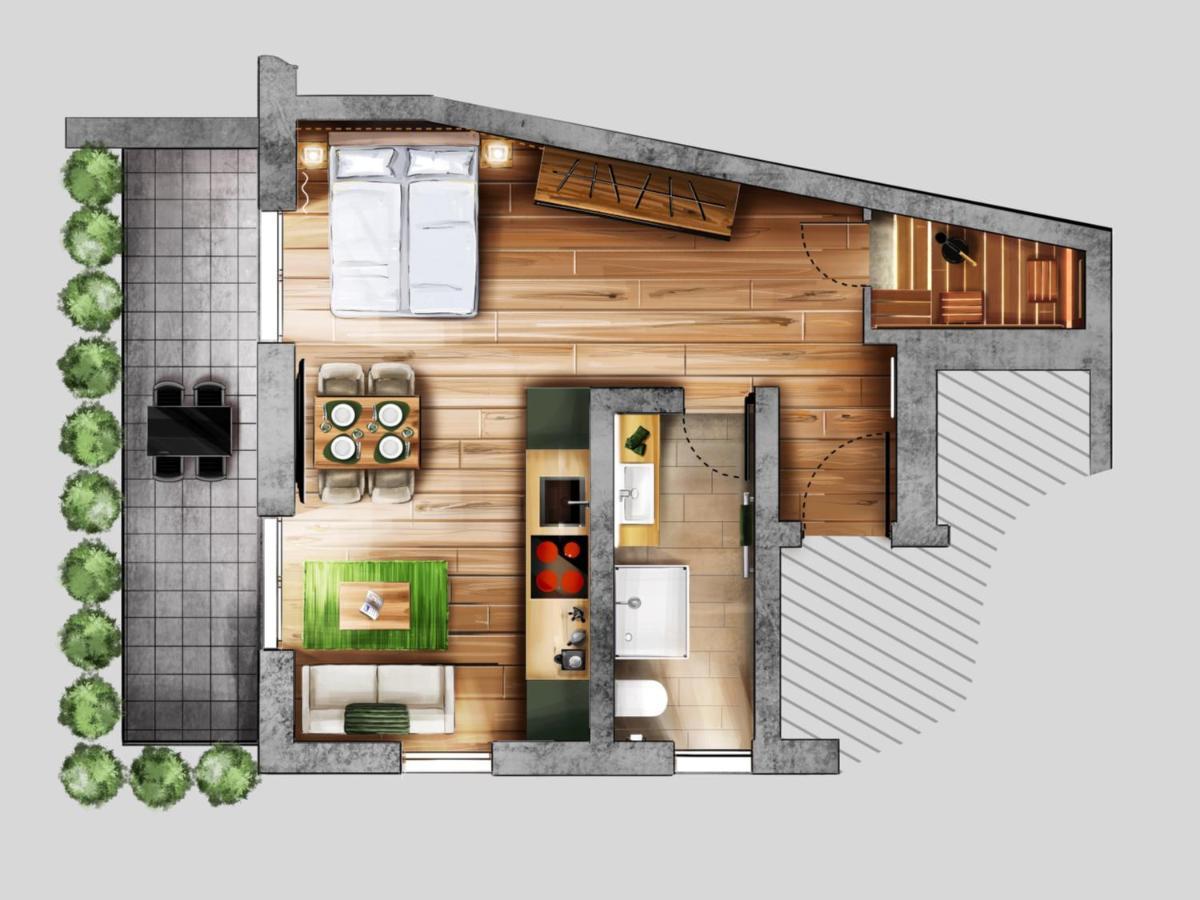 Black Forest Luxury Apartment Waldglueck Mit Sauna Königsfeld im Schwarzwald Eksteriør billede